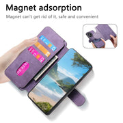 For Honor 400 Pro Global 160.8mm CaseNeo MagSafe RFID Anti-theft Retro Leather Phone Case(Purple)