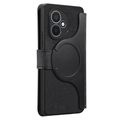 For Honor 400 Global 156.5mm CaseNeo MagSafe RFID Anti-theft Retro Leather Phone Case(Black) - free shipping - PMC Jewellery - Order now!