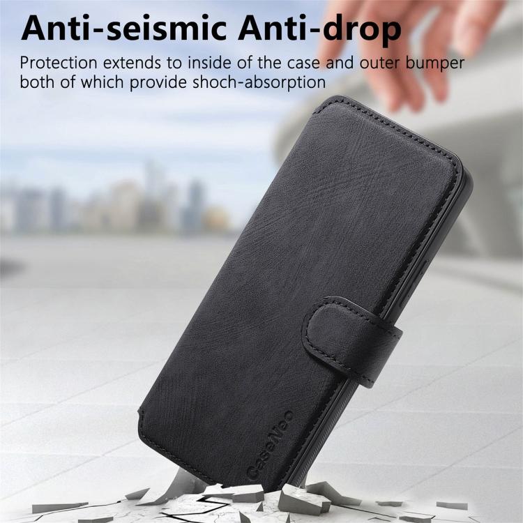 For Honor 400 Global 156.5mm CaseNeo MagSafe RFID Anti-theft Retro Leather Phone Case(Black) - free shipping - PMC Jewellery - Order now!