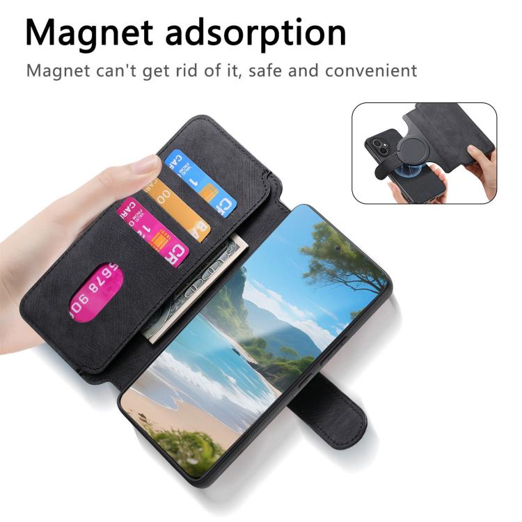 For Honor 400 Global 156.5mm CaseNeo MagSafe RFID Anti-theft Retro Leather Phone Case(Black) - free shipping - PMC Jewellery - Order now!