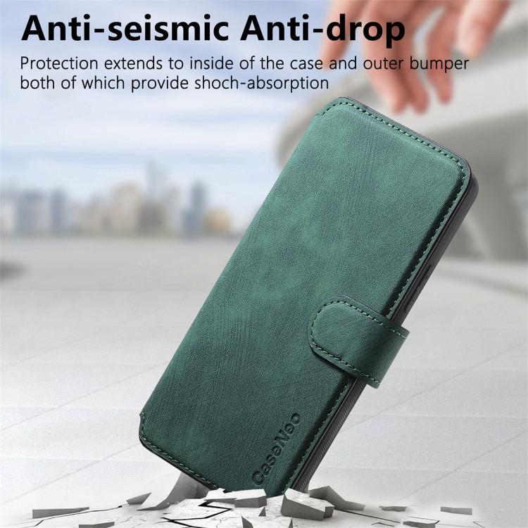 For Honor 400 Global 156.5mm CaseNeo MagSafe RFID Anti-theft Retro Leather Phone Case(Green) - free shipping - PMC Jewellery - Order now!