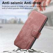 For Honor 400 Global 156.5mm CaseNeo MagSafe RFID Anti-theft Retro Leather Phone Case(Pink)