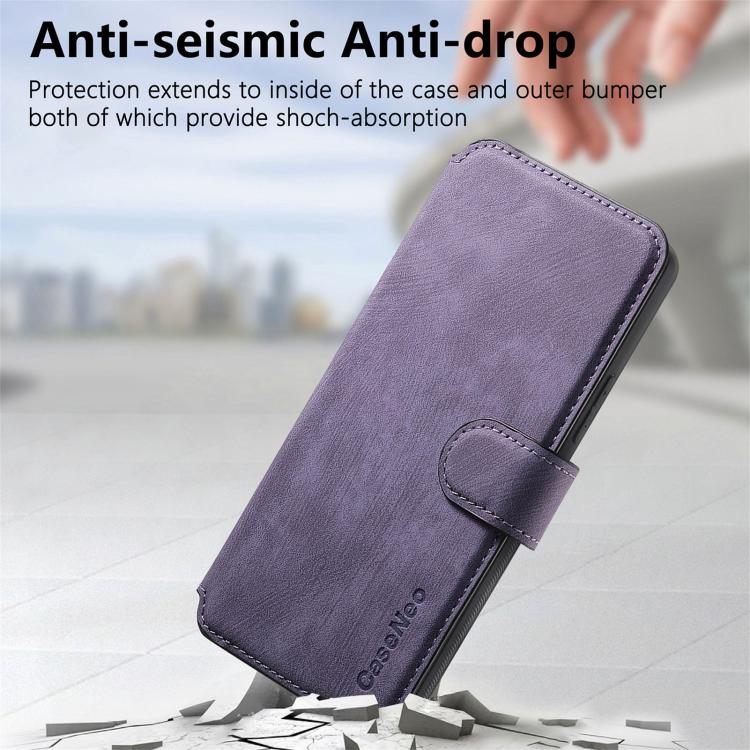For Honor 400 Global 156.5mm CaseNeo MagSafe RFID Anti-theft Retro Leather Phone Case(Purple) - free shipping - PMC Jewellery - Order now!