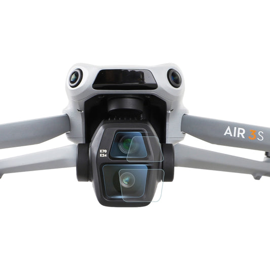 For DJI Air 3S Sunnylife Tempered Glass Film Lens Protector, Quantity:2 Sets(Transparent) - free shipping - PMC Jewellery - Order now!