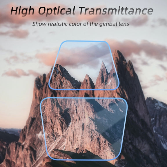 For DJI Air 3S Sunnylife Tempered Glass Film Lens Protector, Quantity:1 Set(Transparent)