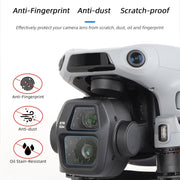 For DJI Air 3S Sunnylife Tempered Glass Film Lens Protector, Quantity:2 Sets(Transparent)