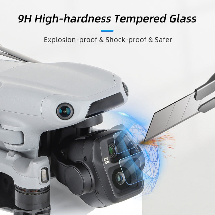 For DJI Air 3S Sunnylife Tempered Glass Film Lens Protector, Quantity:2 Sets(Transparent) - free shipping - PMC TechLife - Order now!