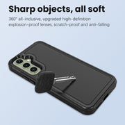 For Samsung Galaxy A54 5G RedPepper Box PC Hybrid TPU Phone Case(Black)