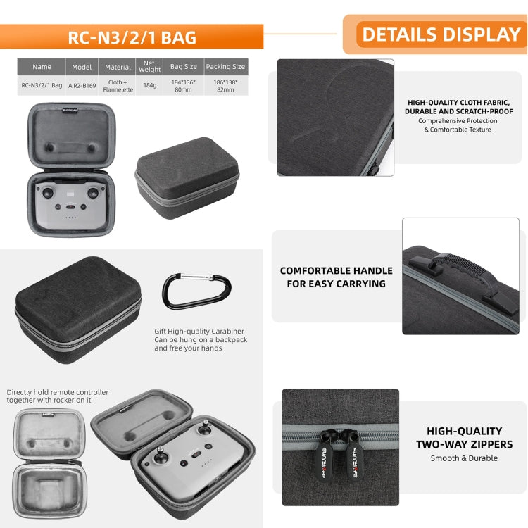 Sunnylife Carrying Case Bag, Model:A3-B660 Batteries Bag - free shipping - PMC TechLife - Order now!