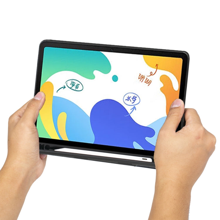 For Honor V6 / Tablet V7 Detachable Backlit Bluetooth Keyboard Leather Case with Touchpad(Black) - free shipping - PMC Jewellery - Order now!