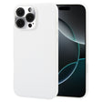 For iPhone 16 Pro GEBEI Plain Leather TPU Hybrid PU Phone Case(White) - free shipping - PMC Jewellery - Order now!