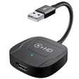 USB and HDMI Wired to Wireless CarPlay Auto Adapter, Specification:Square(Black) - free shipping - PMC Jewellery - Order now!