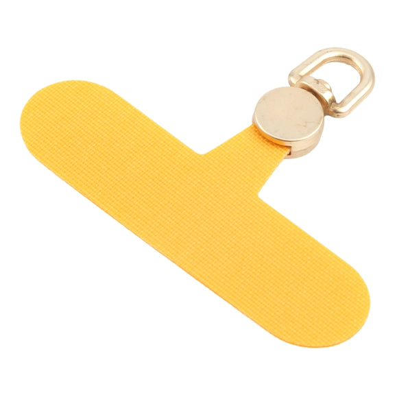 360 Degree Rotation Mobile Phone Lanyard Fixing Gasket(Yellow)