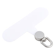 360 Degree Rotation Mobile Phone Lanyard Fixing Gasket(White)