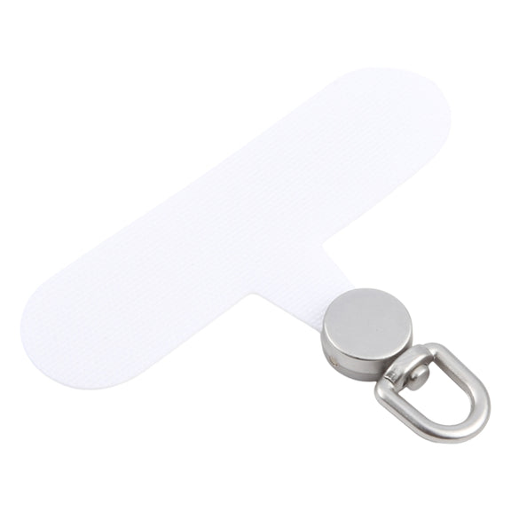 360 Degree Rotation Mobile Phone Lanyard Fixing Gasket(White)