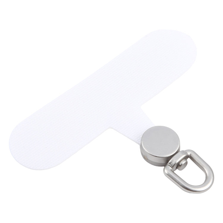 360 Degree Rotation Mobile Phone Lanyard Fixing Gasket(White)