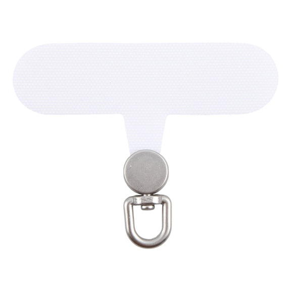 360 Degree Rotation Mobile Phone Lanyard Fixing Gasket(White)