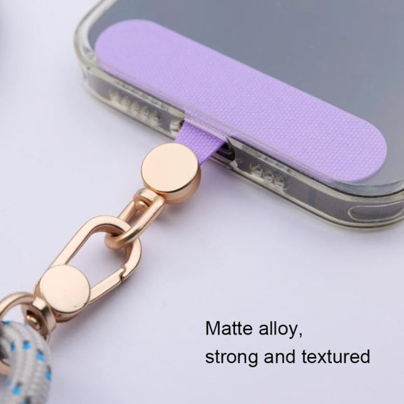 360 Degree Rotation Mobile Phone Lanyard Fixing Gasket(Dark Blue)