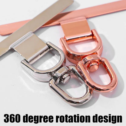 360 Degree Rotation T-shape Metal Mobile Phone Lanyard Fixing Gasket(Silver) - free shipping - PMC Jewellery - Order now!