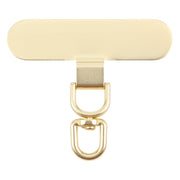 360 Degree Rotation Oval Metal Mobile Phone Lanyard Fixing Gasket(Gold)