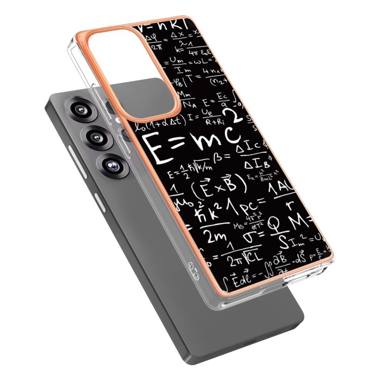For Samsung Galaxy S25 Ultra 5G Electroplating Marble Dual-side IMD Phone Case(Equation) - Galaxy S25 Ultra 5G Cases by PMC Jewellery | Online Shopping South Africa | PMC Jewellery | Buy Now Pay Later Mobicred