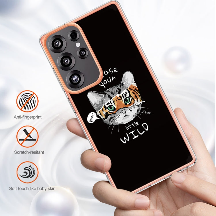 For Samsung Galaxy S25 Ultra 5G Electroplating Marble Dual-side IMD Phone Case(Natural Growth) - Galaxy S25 Ultra 5G Cases by PMC Jewellery | Online Shopping South Africa | PMC Jewellery | Buy Now Pay Later Mobicred
