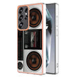 For Samsung Galaxy S25 Ultra 5G Electroplating Marble Dual-side IMD Phone Case(Retro Radio) - Galaxy S25 Ultra 5G Cases by PMC TechLife | Online Shopping South Africa | PMC TechLife | Buy Now Pay Later Mobicred