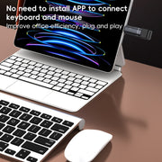 2 in 1 8 Pin to USB and Type-C Earphone Adapter(Black)