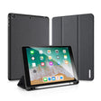 For iPad 9.7 inch(2017)/9.7 inch(2018)/iPad 6 DUX DUCIS Domo Series Horizontal Flip Magnetic PU Leather Case with Three-folding Holder & Pen Slot(Black) - iPad 9.7 (2018) & (2017) Cases by DUX DUCIS | Online Shopping South Africa | PMC TechLife | Buy Now Pay Later Mobicred