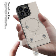 For iPhone 16 Pro GKK Detachable Flip Leather MagSafe Phone Case(Black)