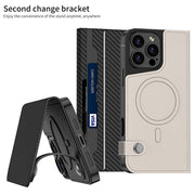 For iPhone 16 Pro GKK Detachable Flip Leather MagSafe Phone Case(Brown)