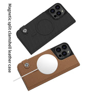 For iPhone 16 Pro GKK Detachable Flip Leather MagSafe Phone Case(Brown)