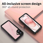 For iPhone 16 RedPepper IP68 Water-resistant Triple-proof Phone Case(Black)