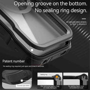 For iPhone 16 Pro RedPepper IP68 Water-resistant Triple-proof MagSafe Phone Case(Black)