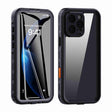 For iPhone 16 Pro RedPepper Transparent Dot IP68 Waterproof Triple-proof Phone Case(Black Dark Grey) - free shipping - PMC Jewellery - Order now!