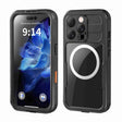 For iPhone 16 Pro Max RedPepper IP68 Waterproof Triple-proof MagSafe Phone Case(Black) - free shipping - PMC Jewellery - Order now!