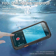 For iPhone 16 RedPepper IP68 Water-resistant Triple-proof MagSafe Phone Case(Black)