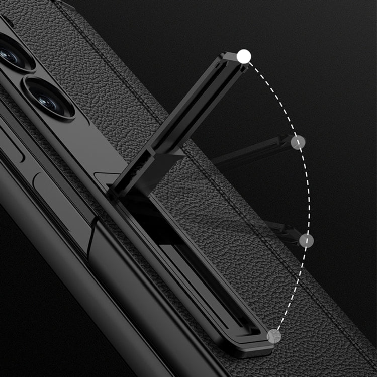 For Samsung Galaxy Z Fold6 GKK Integrated Magnetic Leather Flip Phone Case with Pen Box, Not Included Pen(Titanium Gray) - free shipping - PMC Jewellery - Order now!