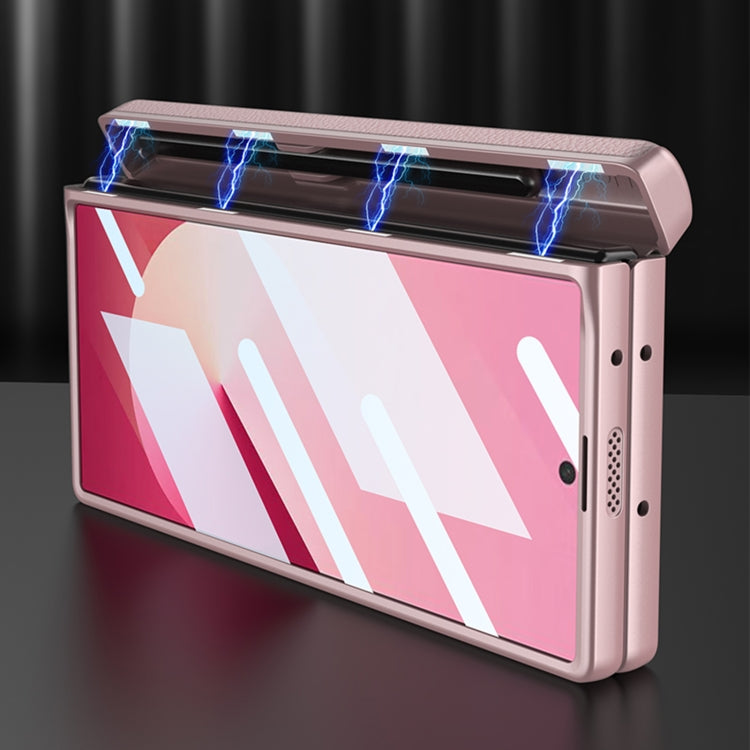 For Samsung Galaxy Z Fold6 GKK Integrated Magnetic Leather Flip Phone Case with Pen Box, Not Included Pen(Titanium Gray) - free shipping - PMC Jewellery - Order now!