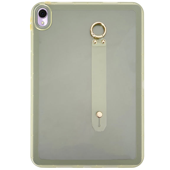 For Huawei MatePad 11 2023 / 2024 Wristband Holder PC Hybrid TPU Soft Tablet Case(Yellow)