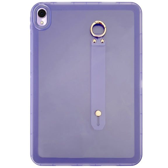 For Huawei MatePad 11 2023 / 2024 Wristband Holder PC Hybrid TPU Soft Tablet Case(Purple)