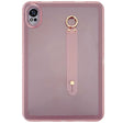 For Huawei MatePad Air 2024 Wristband Holder PC Hybrid TPU Soft Tablet Case(Pink) - Huawei by PMC Jewellery | Online Shopping South Africa | PMC Jewellery | Buy Now Pay Later Mobicred