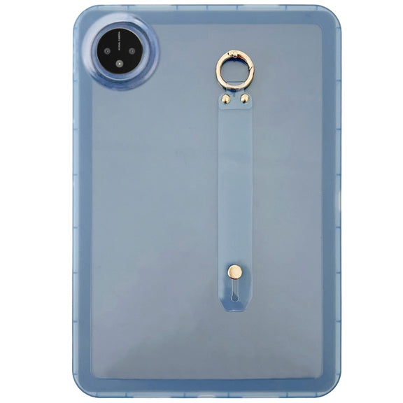 For Huawei MatePad Pro 11 2024 Wristband Holder PC Hybrid TPU Soft Tablet Case(Blue)