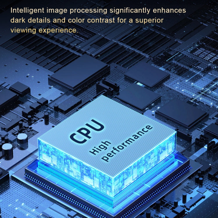 TS-3 1280x720P 260ANSI HiSilicon 352 Android 9.0 Telescopic Projector, UK Plug(White) - LED Projector by PMC TechLife | Online Shopping South Africa | PMC TechLife | Buy Now Pay Later Mobicred