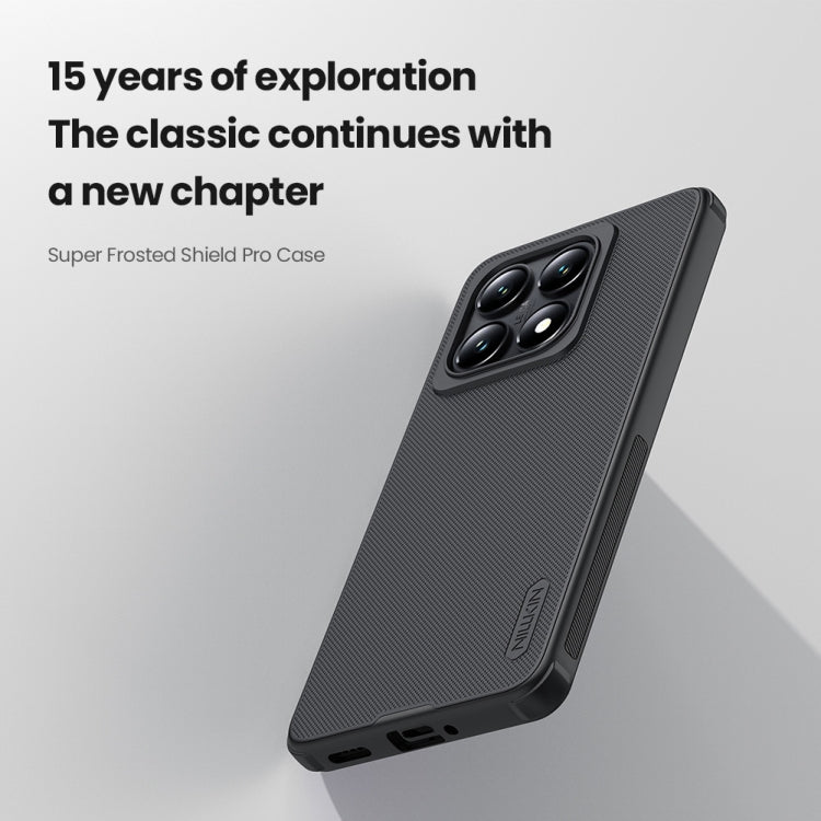 For Xiaomi 14T NILLKIN Frosted Shield Pro PC + TPU Phone Case(Black) - free shipping - PMC Jewellery - Order now!