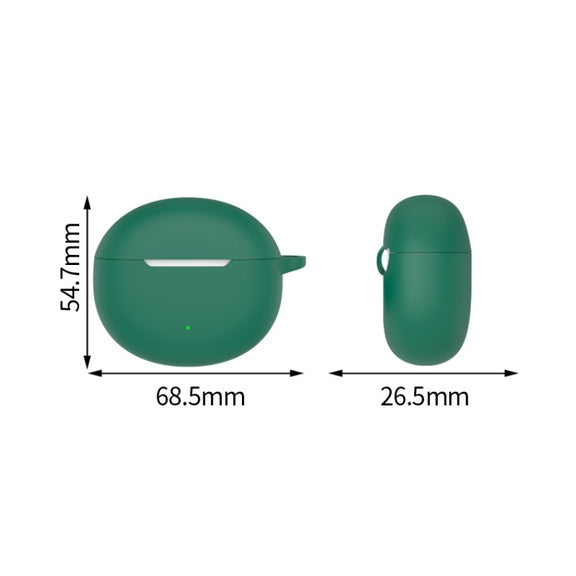For Realme Buds T01 Wireless Earphone Silicone Protective Case(Black)