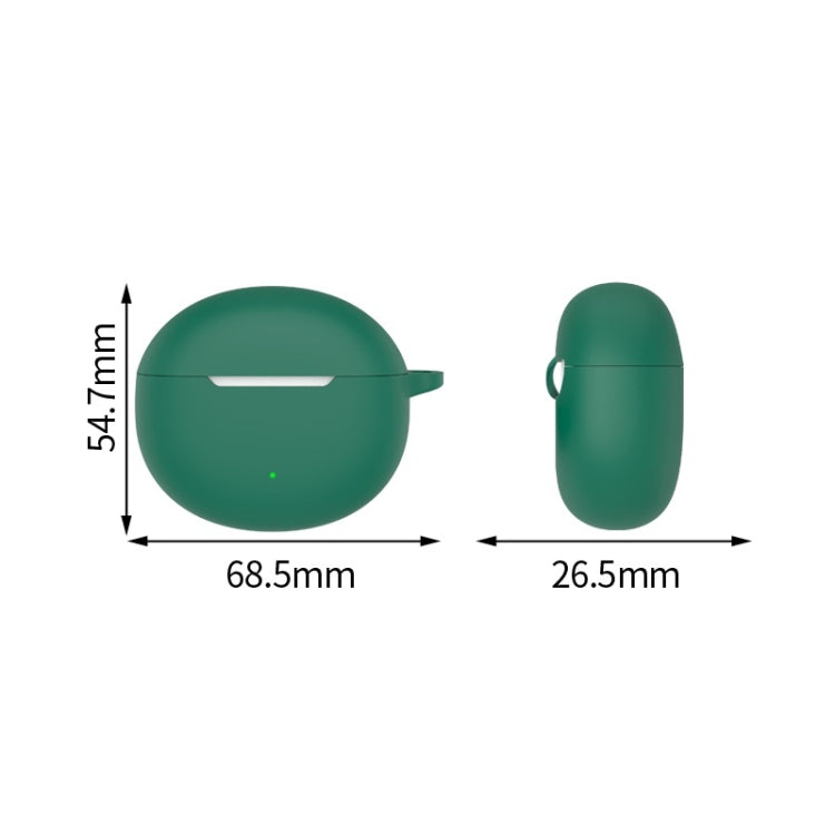 For Realme Buds T01 Wireless Earphone Silicone Protective Case(Black)