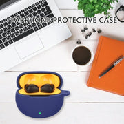 For Realme Buds T01 Wireless Earphone Silicone Protective Case(Black)