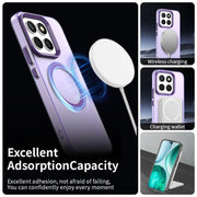 For Honor X8c 4G Candy Magsafe PC Hybrid TPU Phone Case(Purple)
