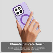 For Honor X8c 4G Candy Magsafe PC Hybrid TPU Phone Case(Purple)